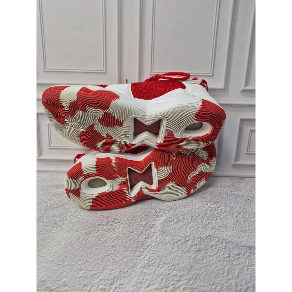Nike PG 5 Team University Red White Basketball Shoes DA7758-600 Mens 8.5